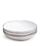 FELDSPAR set of 4 cobalt pasta bowls 22cm - British product