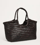 Dragon Diffusion large woven leather Nantucket tote bag (British brand)