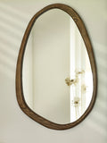 Jackson Round Pebble Wall Mirror 43cm x 62cm, imported from the UK