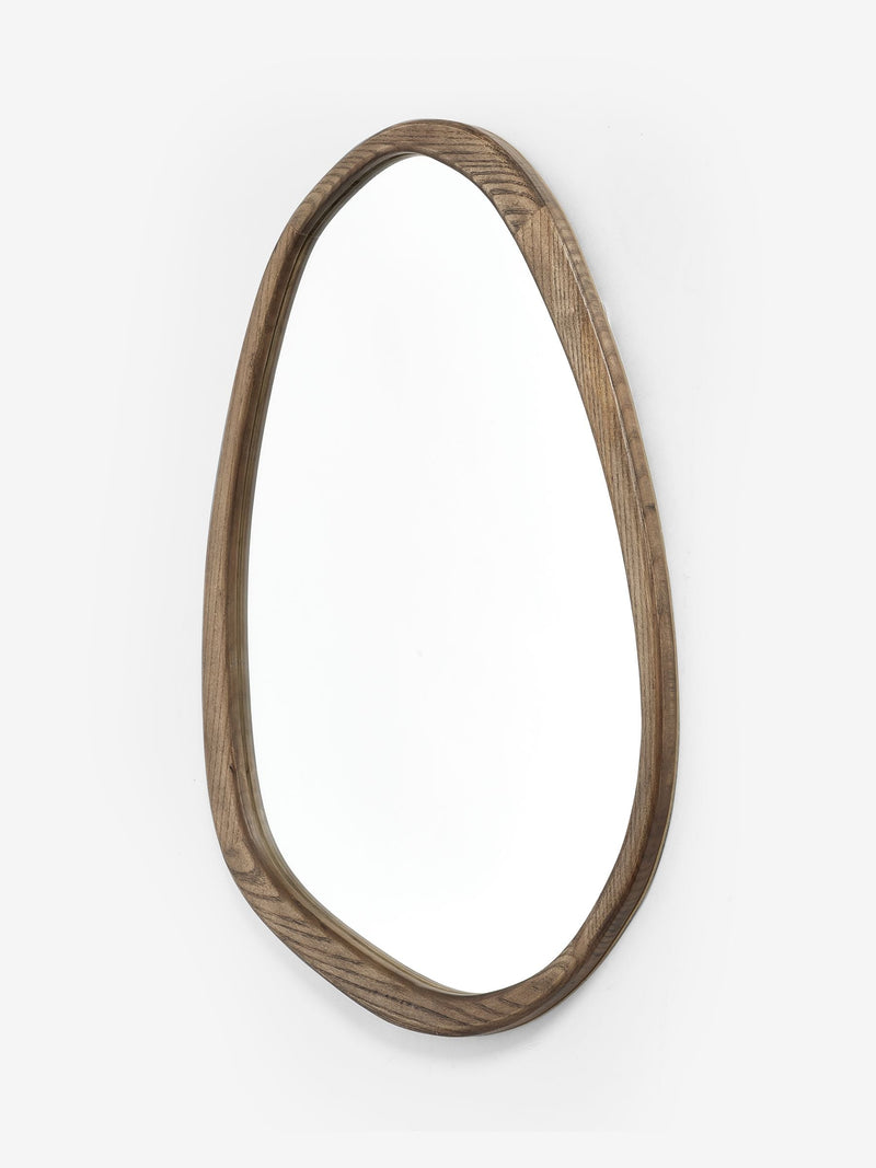 Jackson Round Pebble Wall Mirror 43cm x 62cm, imported from the UK
