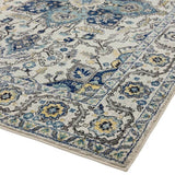 Asiatic Nova Persian blue rug polypropylene medium, imported from the UK