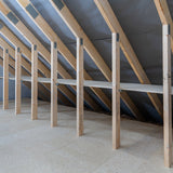 Rouleau d'isolation en laine minérale de verre Amazing Lofts 20m², importé du Royaume-Uni