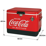 Coca-Cola stainless steel ice chest 51L - British product