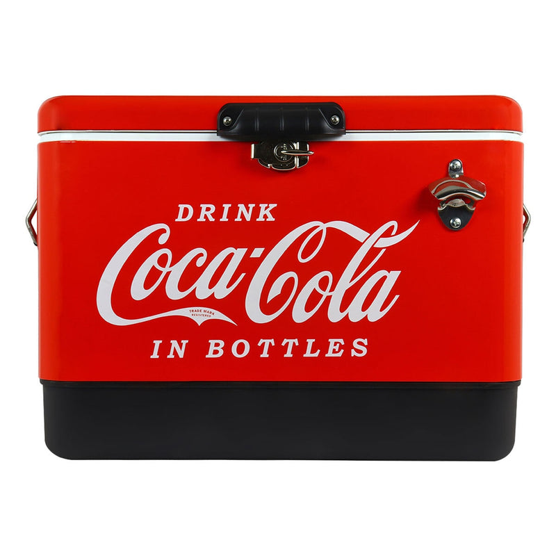 Coca-Cola stainless steel ice chest 51L - British product