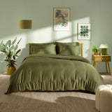 Panda bedding set green super king, imported from the UK