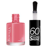 ASDA Rimmel London 60 Seconds Super Shine 405 Rose Libertine Nail Polish 8ml- Buy online at McGrocer