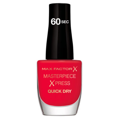 Max Factor Masterpiece Xpress nail polish She's Reddy 8ml (British brand)