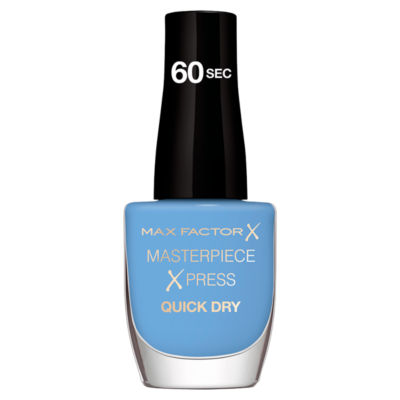Max Factor Quick Dry Nail Polish Blue Me Away 8ml, UK version