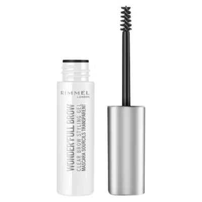 Rimmel London clear eyebrow gel 4.5ml, imported from the UK
