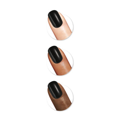 Sally Hansen Good.Kind.Pure Nail Polish Black Stone 10ml (British brand)