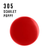 Max Factor Nail Polish Scarlet Poppy 12ml, imported from the UK