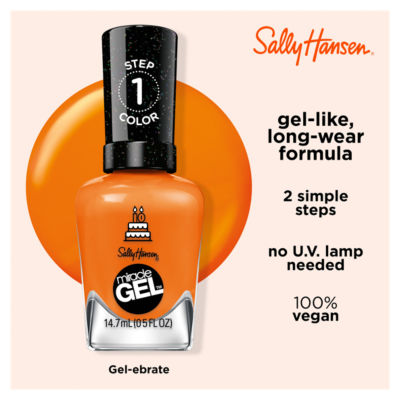 Sally Hansen Miracle Gel nail polish 14.7ml, imported from the UK