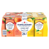 San Pellegrino Zero soft drink lemon peach clementine 330ml multipack (British brand)