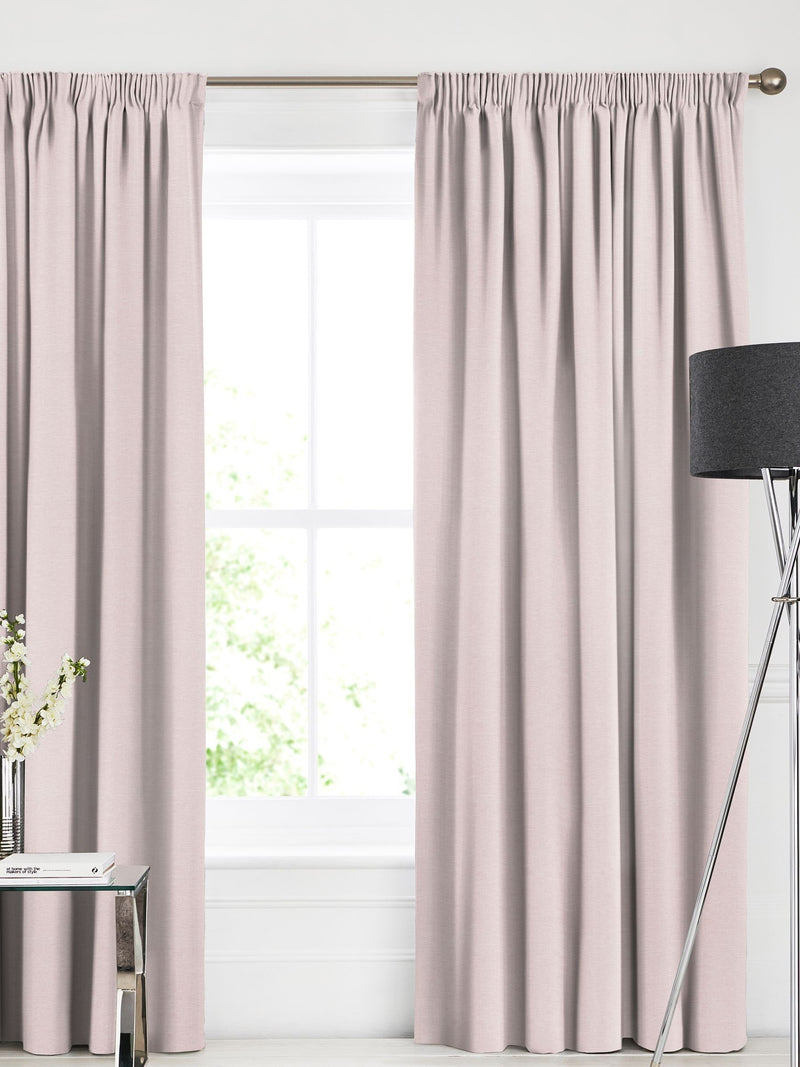 Soho rose pink made-to-measure curtains, UK version