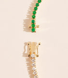 Anita Ko Hepburn bracelet yellow gold diamond emerald, imported from the UK