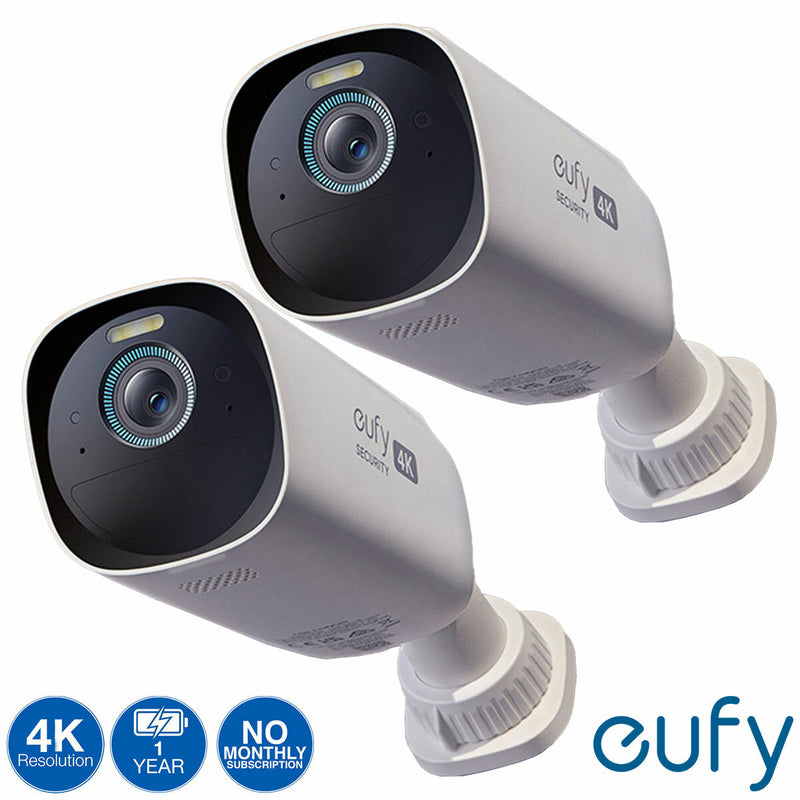 eufy eufyCam S330 4K solar security camera 2 pack - British product