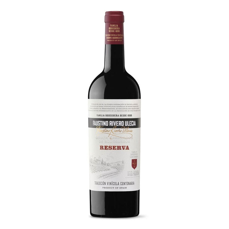 Faustino Utiel Requena Reserva red wine 75cl, UK version