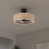 Artika rattan ceiling fan light 61cm- British product