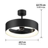Artika Aiden 24-inch fan light with remote control, UK version