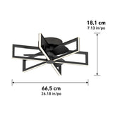 Artika Swirl 26 inch ceiling fan light (British brand)