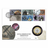 Royal Observatory silver proof coin cover and stamps, limited edition (British brand)