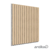 Costco UK Artika Sonolok Acoustic Wall Panel Set Oak & Grey 4 Pack- Buy online at McGrocer