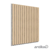 Costco UK Artika Sonolok Acoustic Wall Panel Set Oak & Grey 4 Pack- Buy online at McGrocer