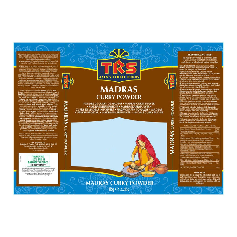 TRS Madras curry powder 1kg (British brand)