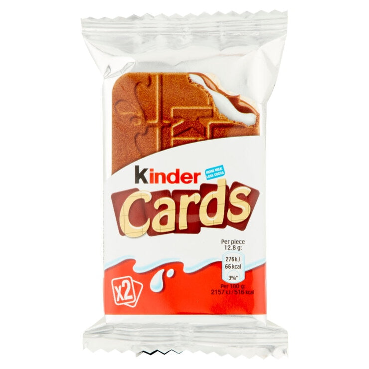 Kinder milk chocolate wafer hazelnut 30 pack - British product