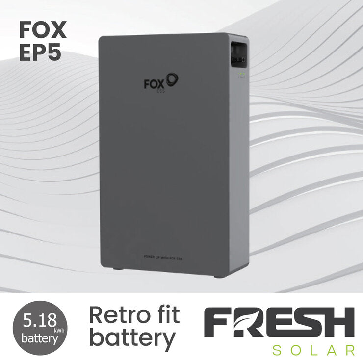Fresh Solar retro fit EP5 solar battery 5.18kW - British product