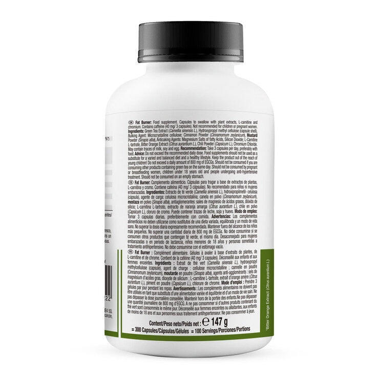 Weider Fat Burner 300 capsules, imported from the UK