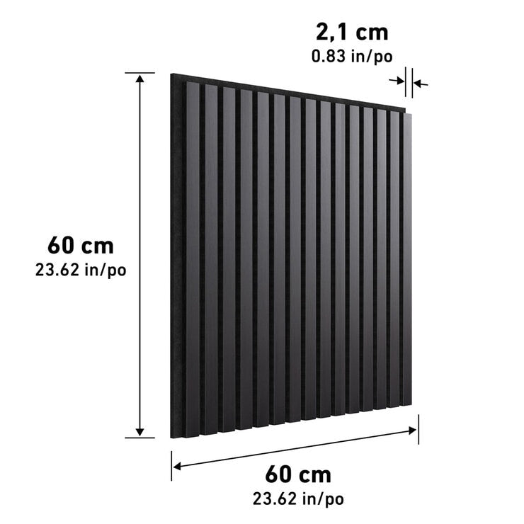 Artika Sonolok acoustic wall panel set black 4-pack, UK version