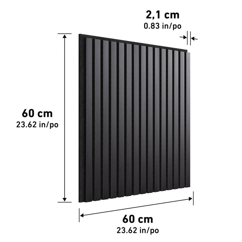 Artika Sonolok acoustic wall panel set black 4-pack, UK version