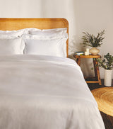Harrods Harrods of London Supima Cotton Wilton Square Oxford Pillowcase Pair 65cm x 65cm- Buy online at McGrocer