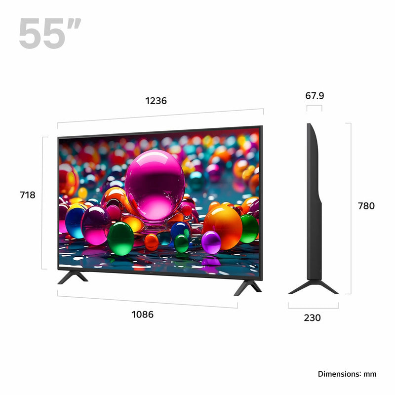 LG 55UA75006LA 55 inch 4K Smart TV (British brand)