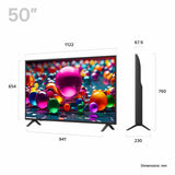 LG 50-inch 4K Smart TV, imported from the UK