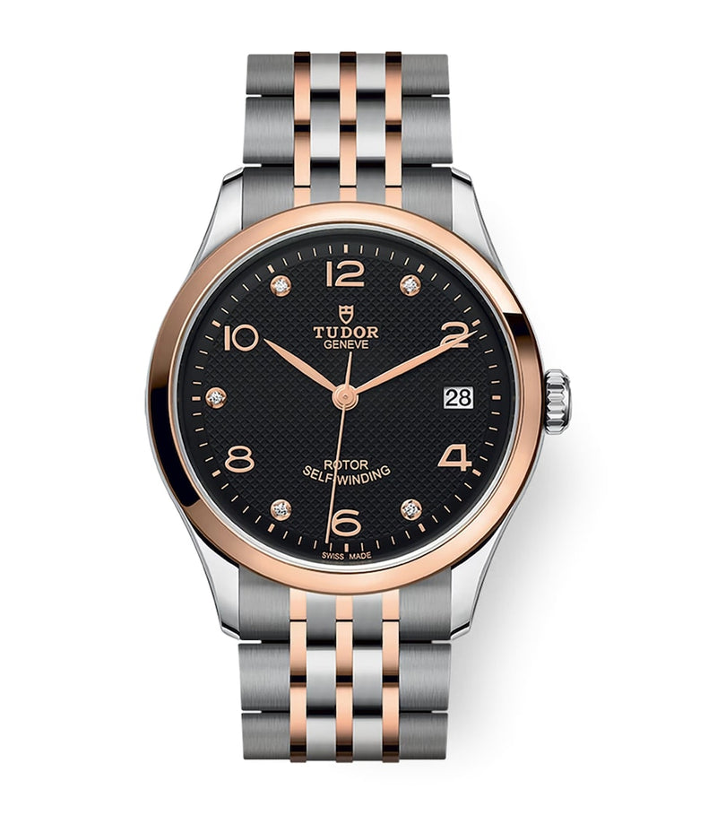 TUDOR watch stainless steel rose gold diamond 36mm, UK version
