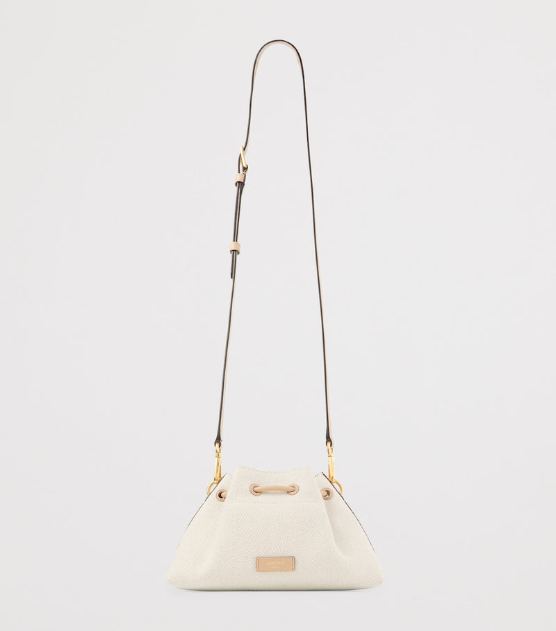 Jimmy Choo small cinch calfskin shoulder bag, imported from the UK