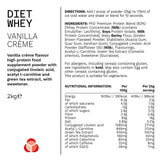 PHD protein powder vanilla 2kg, imported from the UK