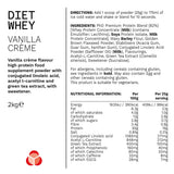 PHD protein powder vanilla 2kg, imported from the UK