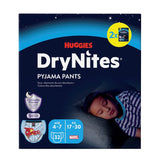 Huggies DryNites bedwetting pants boys 4-7 32 pack, imported from the UK