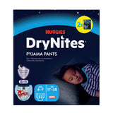 Huggies DryNites bedwetting pants boys 4-7 32 pack, imported from the UK