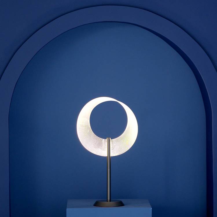 Habitat Compass table lamp black H51 D29cm (British brand)