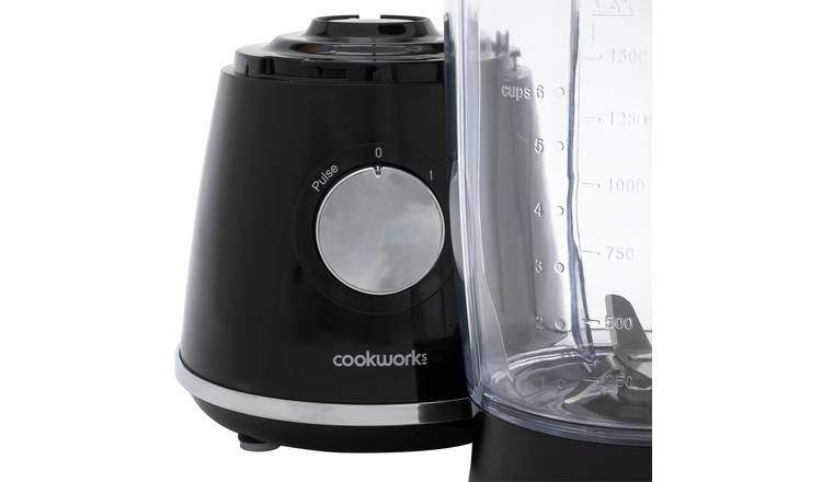 Cookworks 1.5L jug blender black, UK version