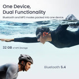 Shokz OpenSwim Pro Red wireless headphones, UK version