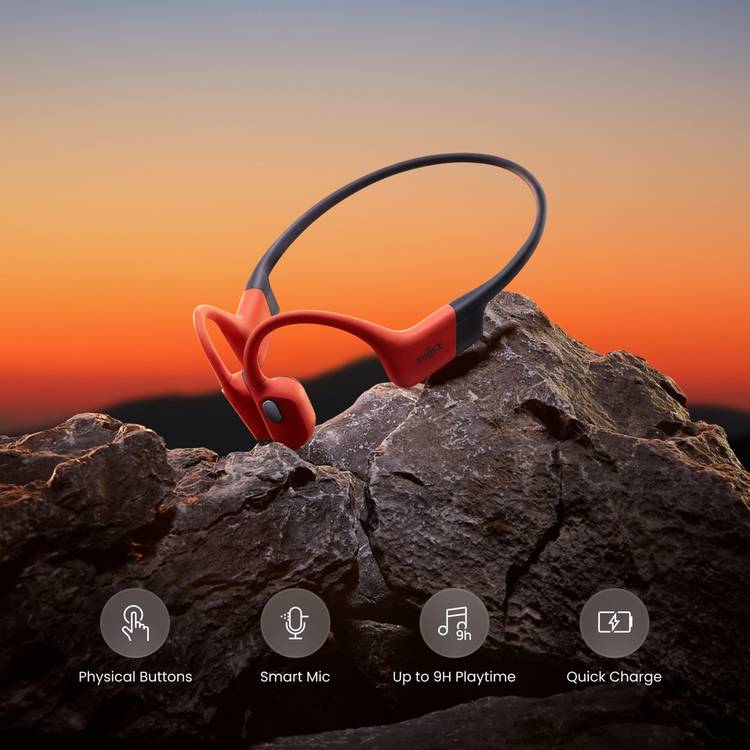 Shokz OpenSwim Pro Red wireless headphones, UK version
