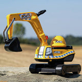 Falk JCB Digger ride-on toy with working mechanical arm (British brand)