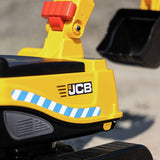 Falk JCB Digger ride-on toy with working mechanical arm (British brand)