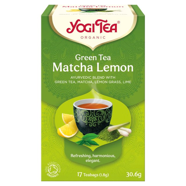Yogi Tea Organic Matcha Lemon 17 per pack GOODS M&S