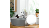 Argos Argos Home White Metal Round Swivel Mirror - 21x19cm- Buy online at McGrocer
